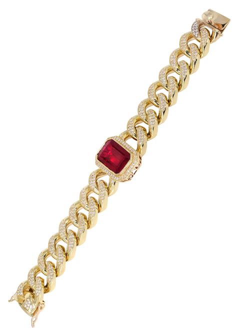 Ruby Bracelet For Men